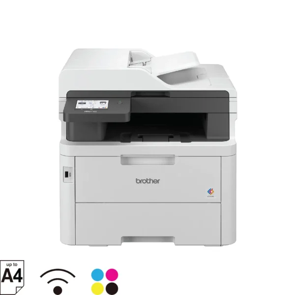 Brother MFC-L3760CDW Multifunction Colour Laser LCD Duplex WIFI ADF Printer With Gigabit Ethernet Connectivity, Ideal For Office & Workgroups