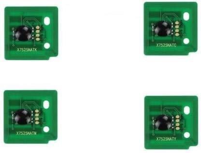Toner Chip – Compatible with Xerox WorkCentre 7525 / 7530 / 7535 / 7545 / 7556 / 7830 / 7835 / 7845 / 7855 (110V) – Cyan, Magenta, Yellow, Black
