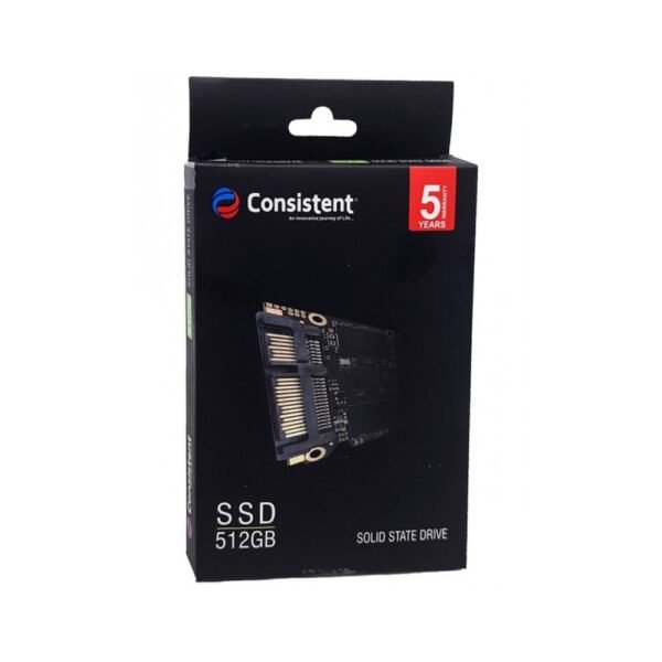 CONSISTENT INTERNAL SSD 512GB SATA With 5 Years Warranty