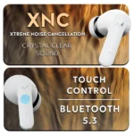 Tempt Thunder X Wireless Earbuds – 60H Playback, XNC™ Noise Cancellation, Bluetooth v5.3