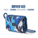 Tempt Juggler Portable Bluetooth Speaker – Powerful Bass, TWS, Bluetooth 5.1