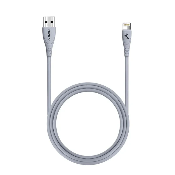 Tempt Punk USB to Lightning Cable | 3A Fast Charging | 4-Core Durable Data Cable | Compatible with iPhone, iPad & iPod