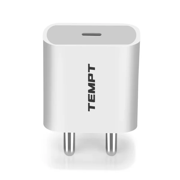 Zest 20W PD 3.0 Fast Charging Wall Adapter for iPhone & Android – Compact USB-C Charger with Multi-Layer Protection