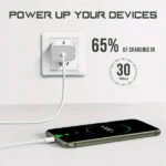 Zest 20W PD 3.0 Fast Charging Wall Adapter for iPhone & Android – Compact USB-C Charger with Multi-Layer Protection