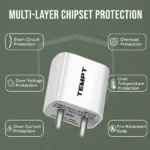 Zest 20W PD 3.0 Fast Charging Wall Adapter for iPhone & Android – Compact USB-C Charger with Multi-Layer Protection