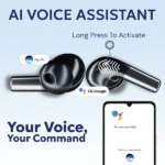 Tempt Wave Pro Earbuds – 72H Playback, 13mm Bass Drivers, Bluetooth v5.3, IPX6 Water Resistant, Type-C Fast Charging