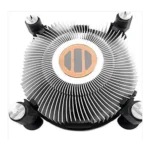 Inte; CPU Cooling Fan for Intel i3/i5/i7 10105F LGA1200 – 4-Pin PWM Processor Cooler with Aluminum Heatsink (Black)