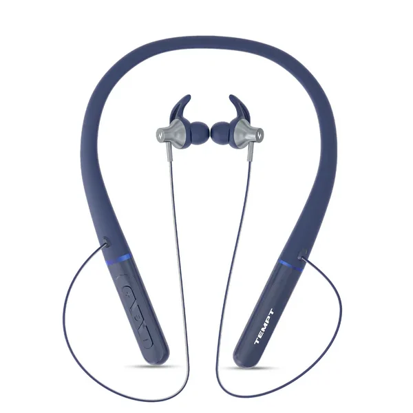 Tempt Spirit Neckband – 30H Playtime, 14.2mm Bass Driver, Gaming Mode, IPX4 Water Resistant, Bluetooth V5.2