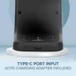 Tempt Arc 3-in-1 MagSafe Wireless Charger | 15W Fast Charging Station | All-in-One Apple Wireless Charging Dock