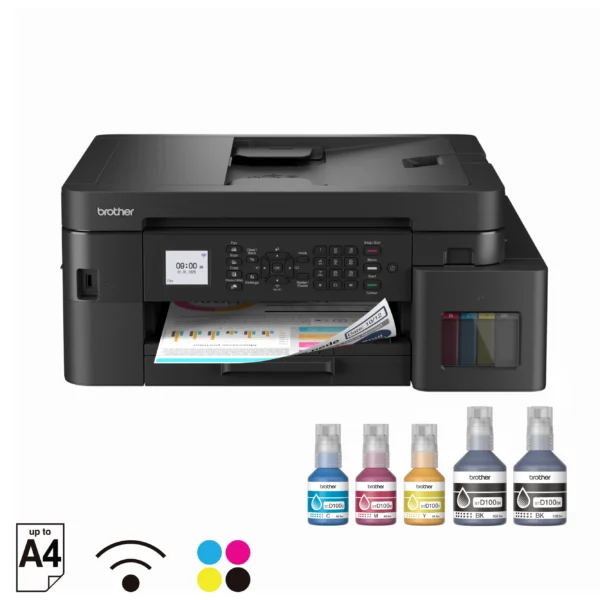 Brother MFC-T930DW WiFi Ink Tank Printer – All In One (Print, Scan, Copy, Fax) with Auto Duplex, ADF & Ethernet