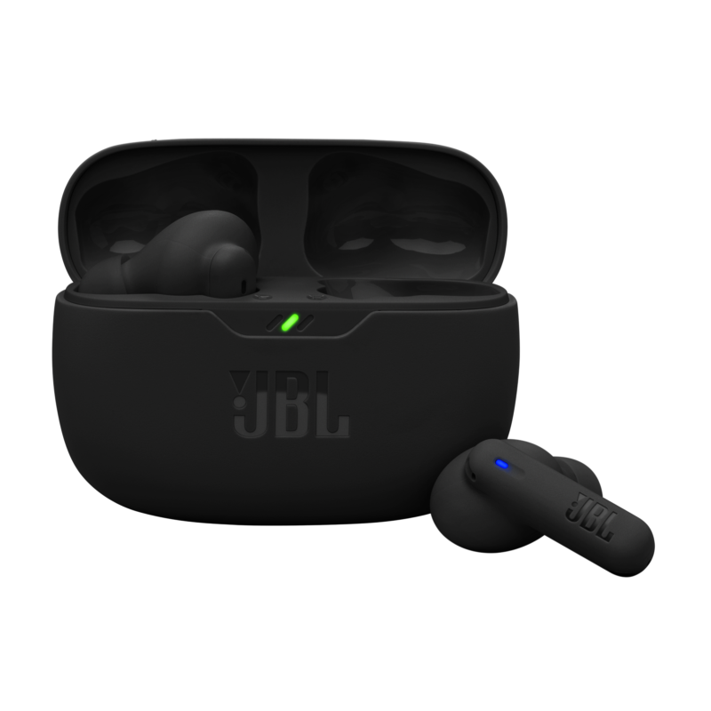 JBL Wave Beam 2 Ear Buds Wireless BluetoothV5.3, Active Noise Cancellation Earbuds,Multi Connect, App for Customized Extra Bass Eq, Relax Mode,Speed Charge, 40H Playback, Fast Pair,4 Mics,IP54(Black)