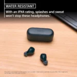Sony WF-C510 Wireless Bluetooth Earbuds with Mic, TWS, in Ear, Ambient Sound Mode, Small and Comfortable, IPX4, Quick Charge, Multipoint Connectivity, Customized EQ, Up to 22 Hours Battery- Black