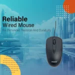 GEONIX GXBM-01 Wired Optical Mouse – USB 2.0, Ambidextrous Design