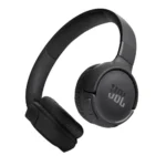 JBL Tune 520BT Wireless On Ear Headphones with Mic, Upto 57H Battery, Speed Charge : 5 Min Charge Gives Up to 3H of Playback, Multipoint Connect, Customizable Bass with Headphones App, BT 5.3 (Black)