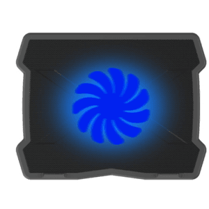 Geonix GXCLPB01 laptop cooling stand with silent fan LED light for 15.6 inch laptops