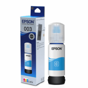 Epson 003 Cyan Ink Bottle 65ml Original EcoTank Printer Ink