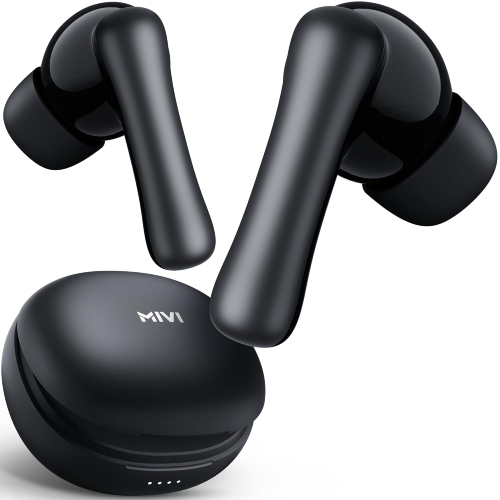 Mivi DuoPods i2 Wireless Earbuds with 45H Playtime and Bass Drivers