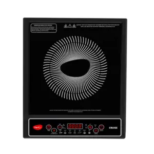 Pigeon Cruise 1800W Induction Cooktop with crystal glass and LED display