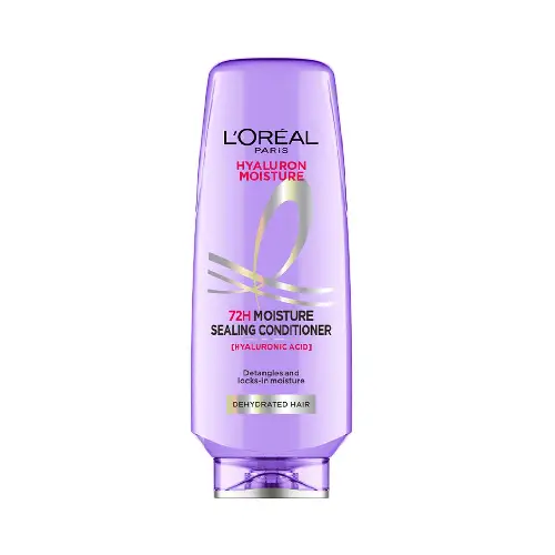 Loreal Hyaluron Moisture conditioner bottle for hydrated smooth frizz free hair