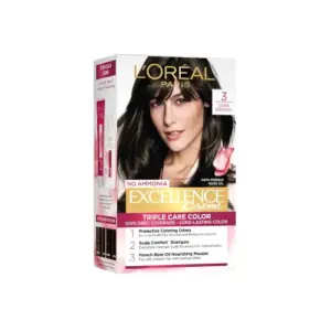 Loreal Excellence Creme hair colour dark brown grey coverage long lasting