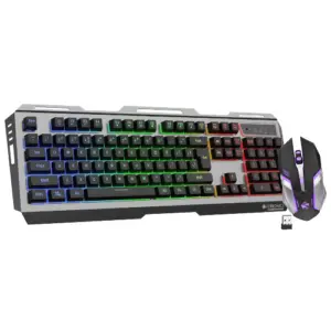 Zebronics Transformer PRO wireless gaming keyboard and mouse combo with RGB LED