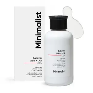 Minimalist salicylic acid face wash 2 percent acne oily skin cleanser