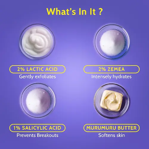 Chemist At Play body wash ingredients lactic salicylic acid murumuru butter