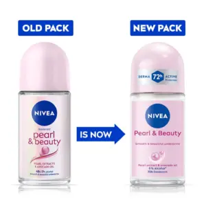 NIVEA pearl and beauty roll on 50ml floral deodorant women