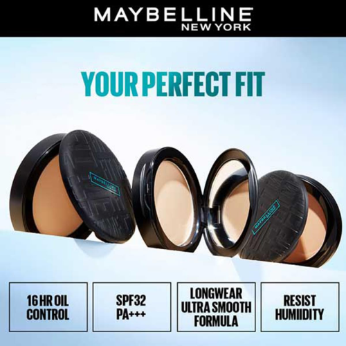 Maybelline Fit Me compact powder 128 warm nude matte poreless