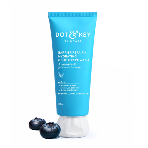 Dot & Key Barrier Repair Hydrating Face Wash with ceramides for sensitive skin