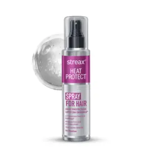 Streax heat protectant spray for hair styling and damage protection
