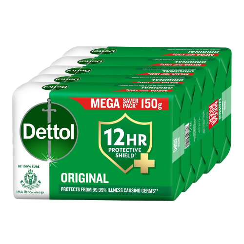 Dettol original soap bars for germ protection clean healthy skin daily
