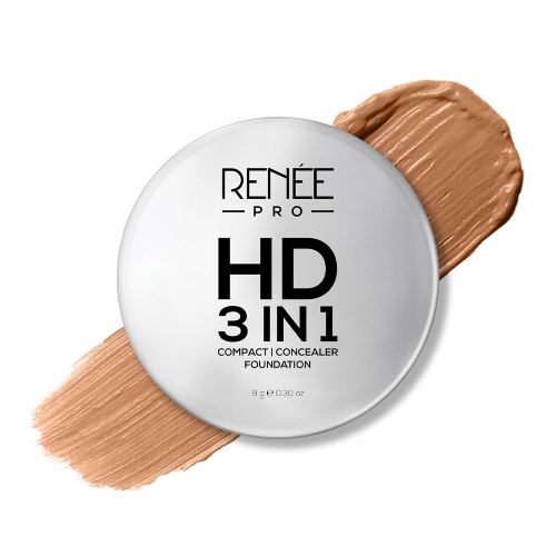 RENEE PRO HD 3 in 1 Compact Sable matte foundation powder SPF20