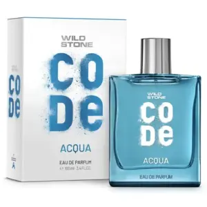 Wild Stone CODE Acqua perfume bottle with fresh aquatic long lasting fragrance