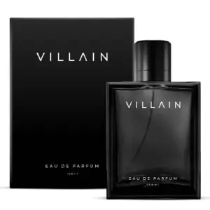 Villain perfume for men premium long lasting woody spicy fragrance bottle