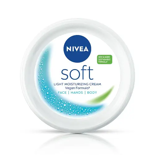 NIVEA Soft Light Moisturizer cream jar for face body hands hydration