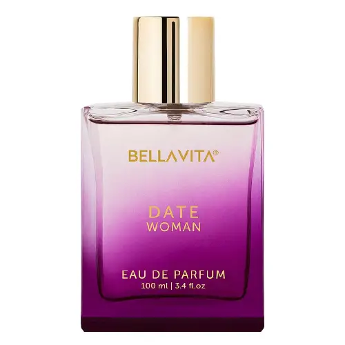 Bella Vita Date Woman perfume bottle pink gradient luxury fragrance