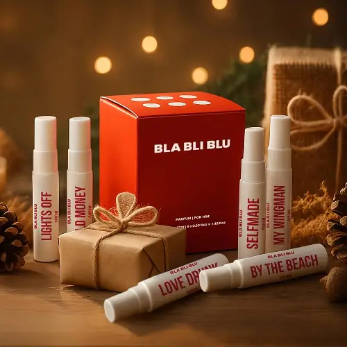 BLABLIBLU perfume gift set men mini fragrances festive gift box setup