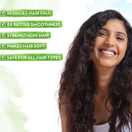 Onion and plant keratin formula for stronger, smoother hair